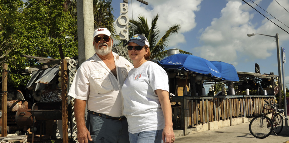 For the perfect fish sandwich, head to B.O.'s Fish Wagon in Key West, Florida.